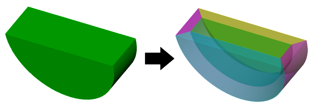 Webcut offset with 'loft' option