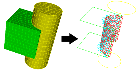 Finding Intersecting Mesh